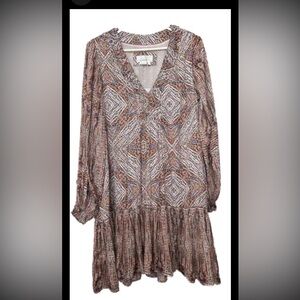 BY Anthropologie Tunic drop waist dress